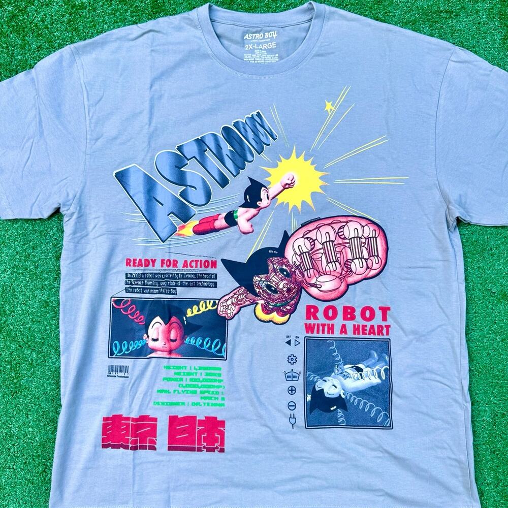 Astro Boy Ready For Action The Robot With A Heart T Shirt